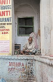 Varanasi - the old city is a cramped labyrinth crowded by pilgrims and street sellers 